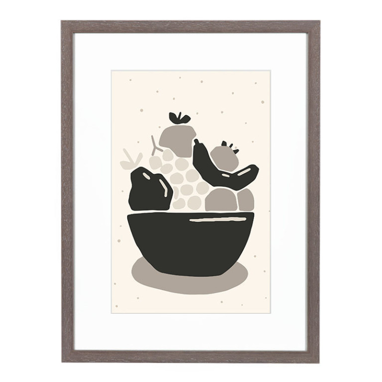 Wissellijst Vergrijsd 30x40 cm - Art Print en Passe Partout