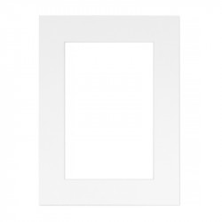 Passe Partout Wit 30x30 cm - Voorkant
