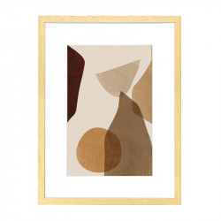 Wissellijst 28x35cm Hout met print