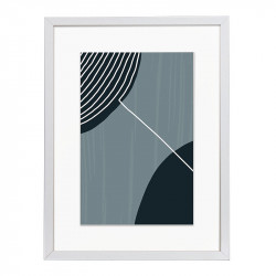 Wissellijst Hout Wit 30x30 cm - Art Print en Passe Partout