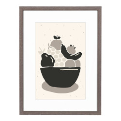 Wissellijst Vergrijsd 30x40 cm - Art Print en Passe Partout