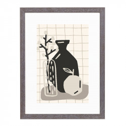 Wissellijst Vergrijsd Breed 30x40 cm - Art Print en Passe Partout