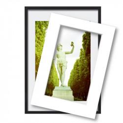 Wissellijst met passe partout 40x60cm zwart 