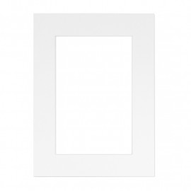 Passe Partout Wit 40x50 cm - Uitsnede 27x34 cm - Voorkant