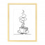 Wissellijst 24x30cm Hout met print