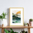 Wissellijst 45x60cm Hout met print aan muur