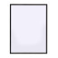 Wissellijst Aluminium Mat Zwart 56x71 cm - Leeg
