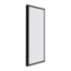 Wissellijst Aluminium Mat Zwart 18x24 cm - Schuin Leeg