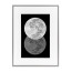 Wissellijst 70x70cm Zilver met print