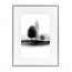 Wissellijst 30x40cm Zilver met print