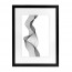 Wissellijst 60x80cm Hout Zwart Breed met print
