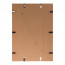 Wissellijst 60x70cm Hout Zwart Breed achterkant