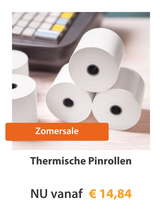 Bekijk de collectie kassarollen in de aanbieding bij Signerie