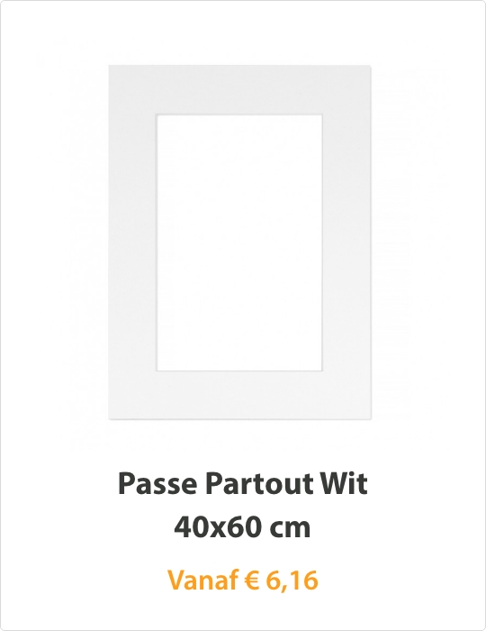 Passe Partout Wit 40x60cm