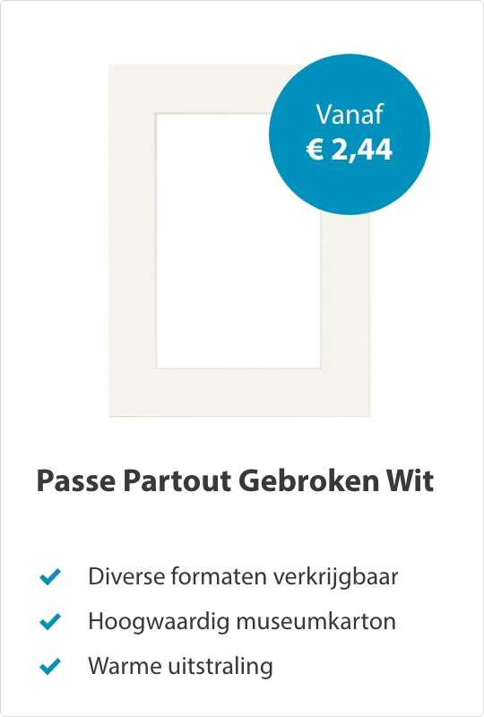 Passe Partout Gebroken Wit