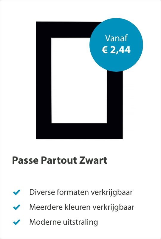Passe Partout Zwart