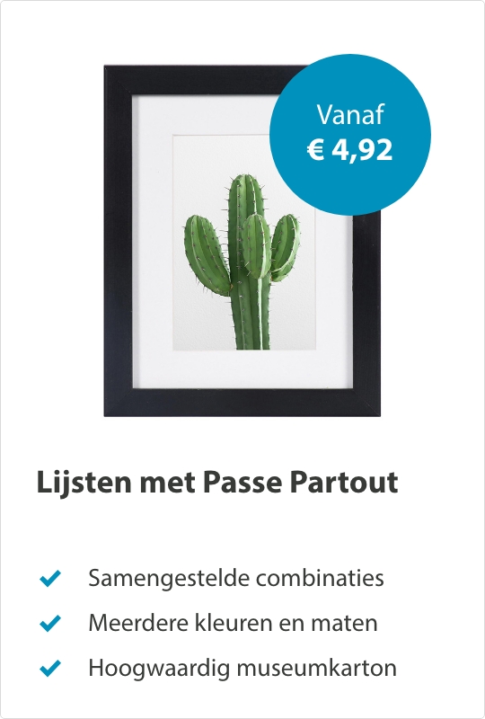 Wissellijst met Passe Partout